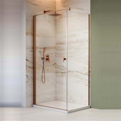 Radaway Nes 6 KDJ I Shower Enclosure - Brushed Copper