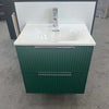 Phoenix Oklahoma Geen Vanity Unit & Basin with Chrome Handles