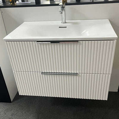 Phoenix Oklahoma Vanity Unit & Basin with Chrome Handles