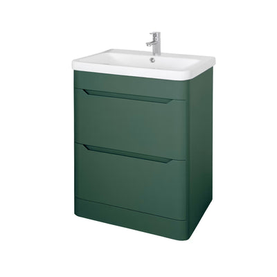 Eve Green 500mm Floor Standing Unit & Basin