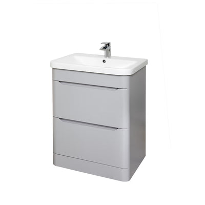 Eve White Elm 600mm Floor Standing Unit & Basin