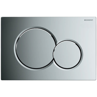 Geberit Sigma 01 Bright Chrome Flush Plate - Bright Chrome Plated - Geberit