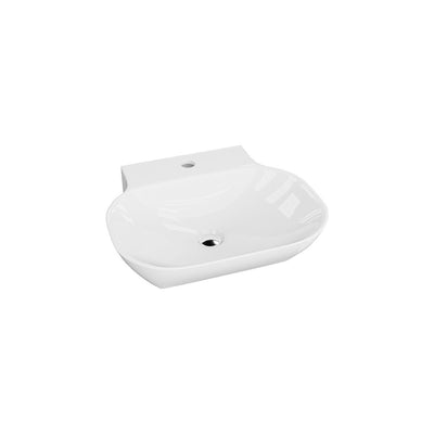 Pura 465mm white ceramic basin