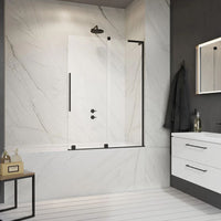 Radaway 8mm Black Furo PND II Screen in Bathroom