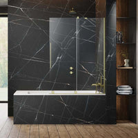 Radaway 8mm Furo PND II Bath Screen Brushed Gold