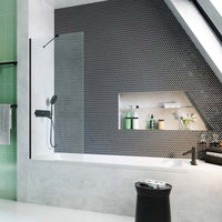 Radaway 8mm Modo PNJ II Bath Screen Black