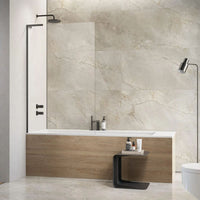 Radaway 8mm Modo PNJ II Bath Screen Brushed Gunmetal in Bathroom