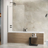 Radaway 8mm Modo PNJ II Bath Screen - Brushed Gunmetal