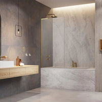 Radaway 8mm Modo PNJ II Bath Screen in Bathroom