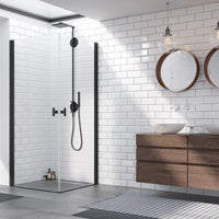Radaway Black NES KDD I Premium Shower Enclosure 6mm in Bathroom
