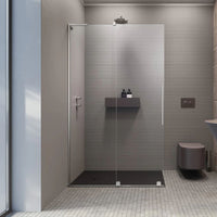 Radaway Chrome Furo Sliding Walk-In Shower Screen in Bathroom