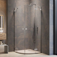 Radaway Esenza Pro PDD Shower Enclosure Brushed Nickel