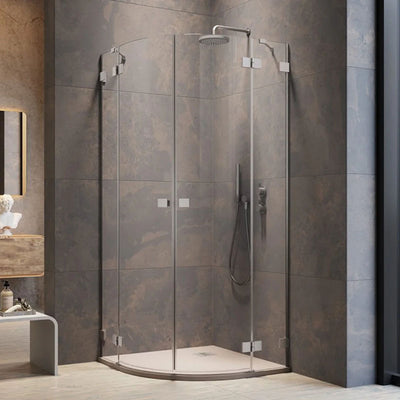 Radaway Esenza Pro PDD Shower Enclosure Brushed Nickel