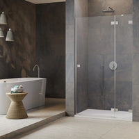 Radaway Essenza Pro DWJ Shower Brushed Nickel Installed