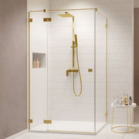 Radaway Essenza Pro KDJ Shower Enclosure Brushed Gold