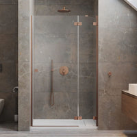 Radaway Essenza Pro DWJ Shower Door - Brushed Copper