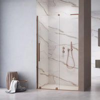 Radaway Furo SL Brushed Copper DWJ Premium Sliding Door in Bathroom