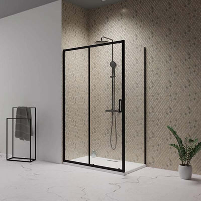 Radaway Premium Pro KDJ Shower Enclosure Black in Bathroom