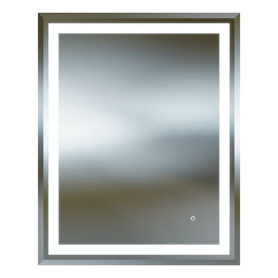 Latona 80x60cm Rectangular LED Bathroom Mirror