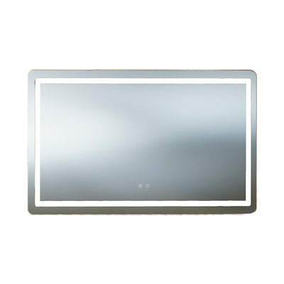 Luxframes Brushed Gold LED Mirror 80x60