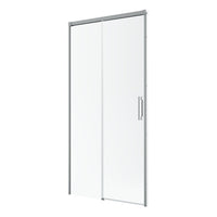 Radaway Idea DWJ Recess Shower Door – Brushed Nickel, 6mm Glass - 1000mm Left - Radaway