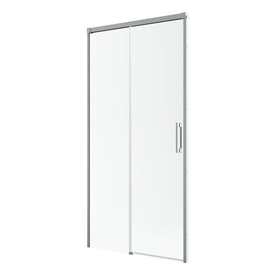 Radaway Idea DWJ Recess Shower Door – Brushed Nickel, 6mm Glass - 1000mm Left - Radaway