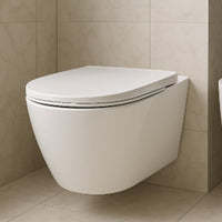Andromeda Rimless Wall Hung Toilet - Glacier Ceramic