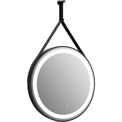 Delilah 60cm Round LED Bathroom Mirror with Strap