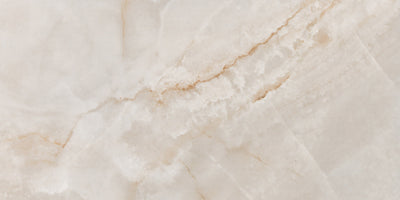 Sardonyx Cream onyx effect porcelain tile 120x60cm – full tile face