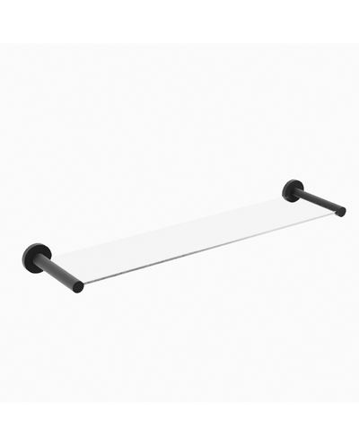 Senso Black Matt Glass Shelf