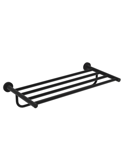 Senso Black Matt Towel Shelf