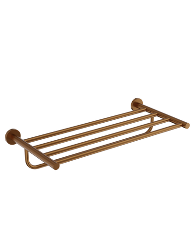 Senso Towel Shelf — Brushed Copper