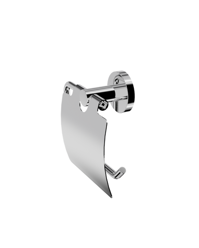 Senso Chrome Toilet Paper Holder with Flap