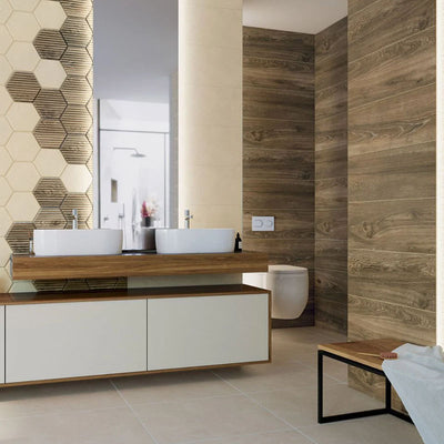 Serene Wall Tiles in Bathroom