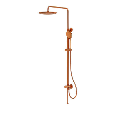 Orion Wall-Mounted Shower System — Brushed Copper