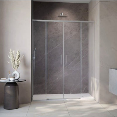 IDEA 8 DWD Shower Door - Brushed Nickel