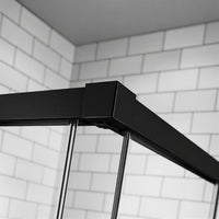 Radaway Idea Black KDJ+S Sliding Shower Enclosure