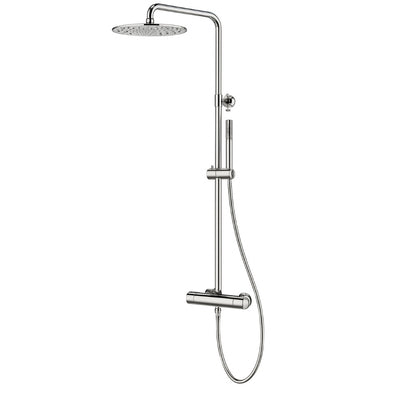 Orion Rain Shower Set - Matt Black - Bathroom Store