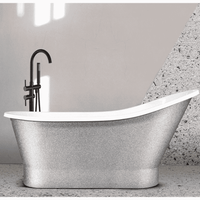 Besco Gloria Glam Freestanding Mineral-Cast Bathtub - 150x66mm - Bathroom Store