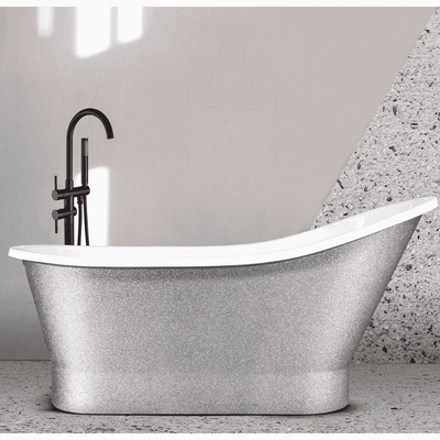 Besco Gloria Glam Freestanding Mineral-Cast Bathtub - 150x66mm - Bathroom Store