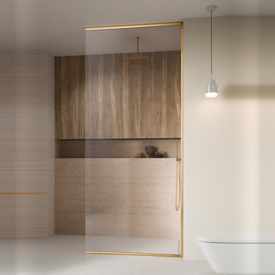 Radaway Modo XL Gold Walk-In Shower Enclosure - 10mm Glass - Additional Image