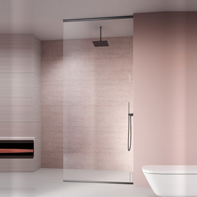 Radaway Modo XL Brushed Gunmetal Walk-In Shower Enclosure - 10mm Glass - Additional Image