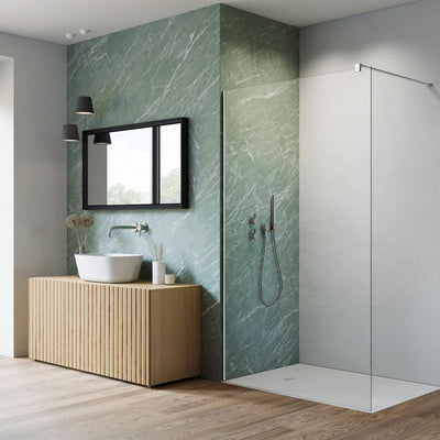Radaway Nes 6 Walk-In Shower Screen - Chrome - Additional Image