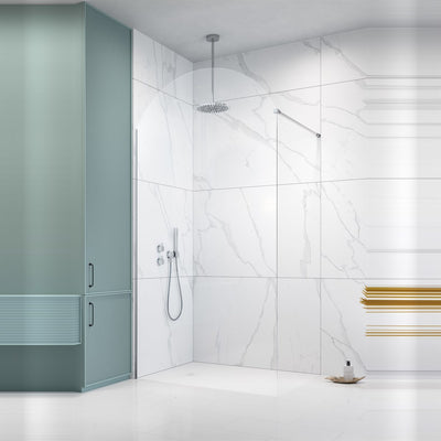 Radaway Volta II Chrome Shower Screen - Additional Image