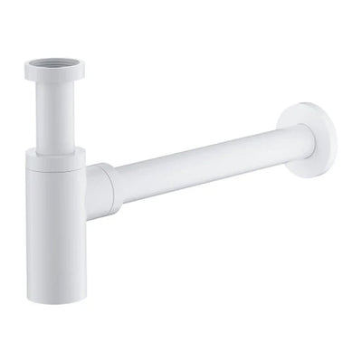 Basin Bottle Trap - Matt White - Bathroom Store