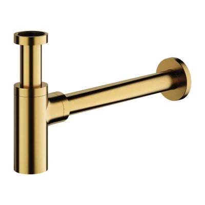 Basin Bottle Trap — Brushed Gold