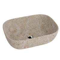 Apate Marble Effect Ceramic Countertop Basin