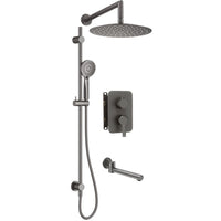 Arnika Concealed shower set, with mixer BOX - titanium - BXYWDQAM - Deante Kitchen Tap