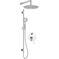 Arnika Concealed shower set, with sliding bar - with a shower head - chrome - NAC_06QP - Deante Product