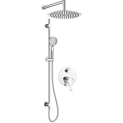 Arnika Concealed shower set, with sliding bar - with a shower head - chrome - NAC_06QP - Deante Product